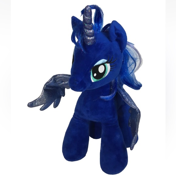 2015 BUILD A BEAR My Little Pony Princess Luna Nightmare Moon Plush Pegasus 16" - Picture 1 of 7